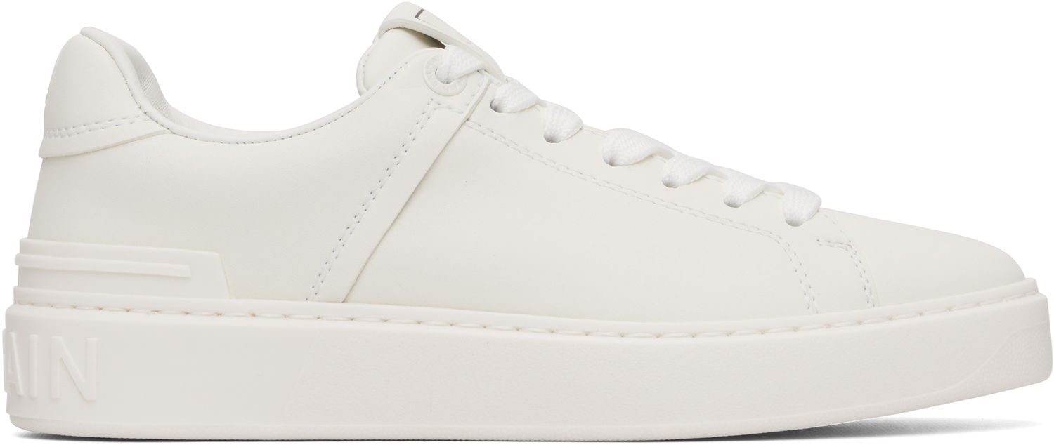 Кецове и обувки Balmain B-Court Бяло | GN1VI690LVTR, 0