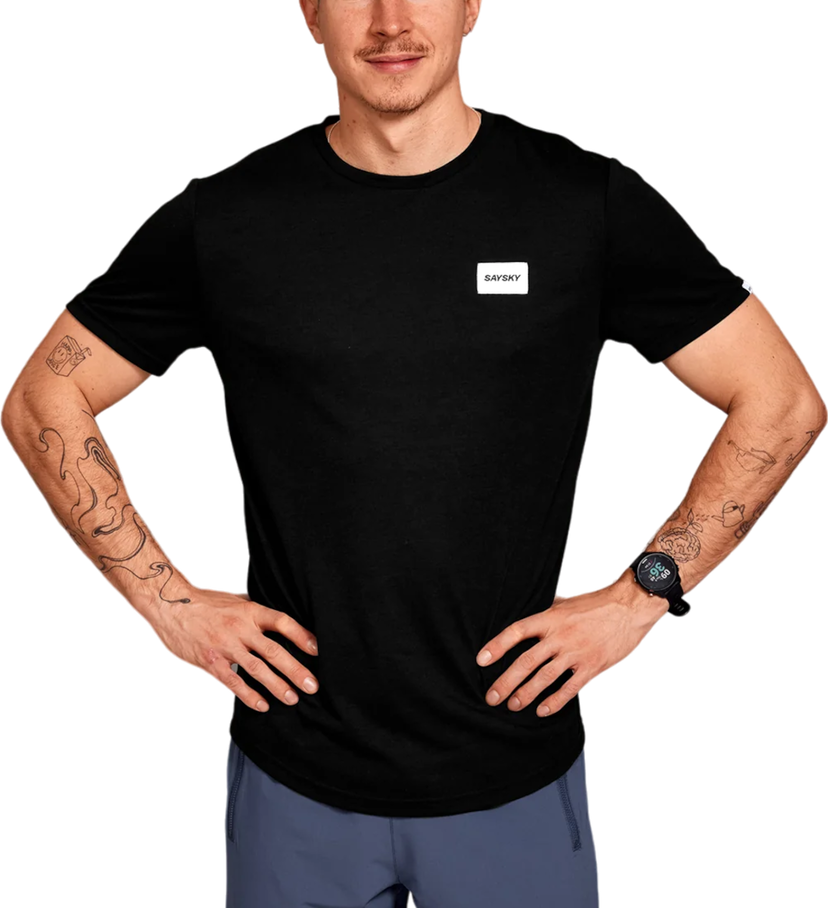 Тениска Saysky Saysky Clean Motion T-Shirt Черно | xmrss51c901