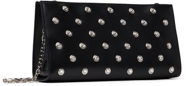 Дамска чанта Versace Versace Lamb Leather Crystal-Embellished Clutch Черно | 1015798_1A13490_1B00P, 2