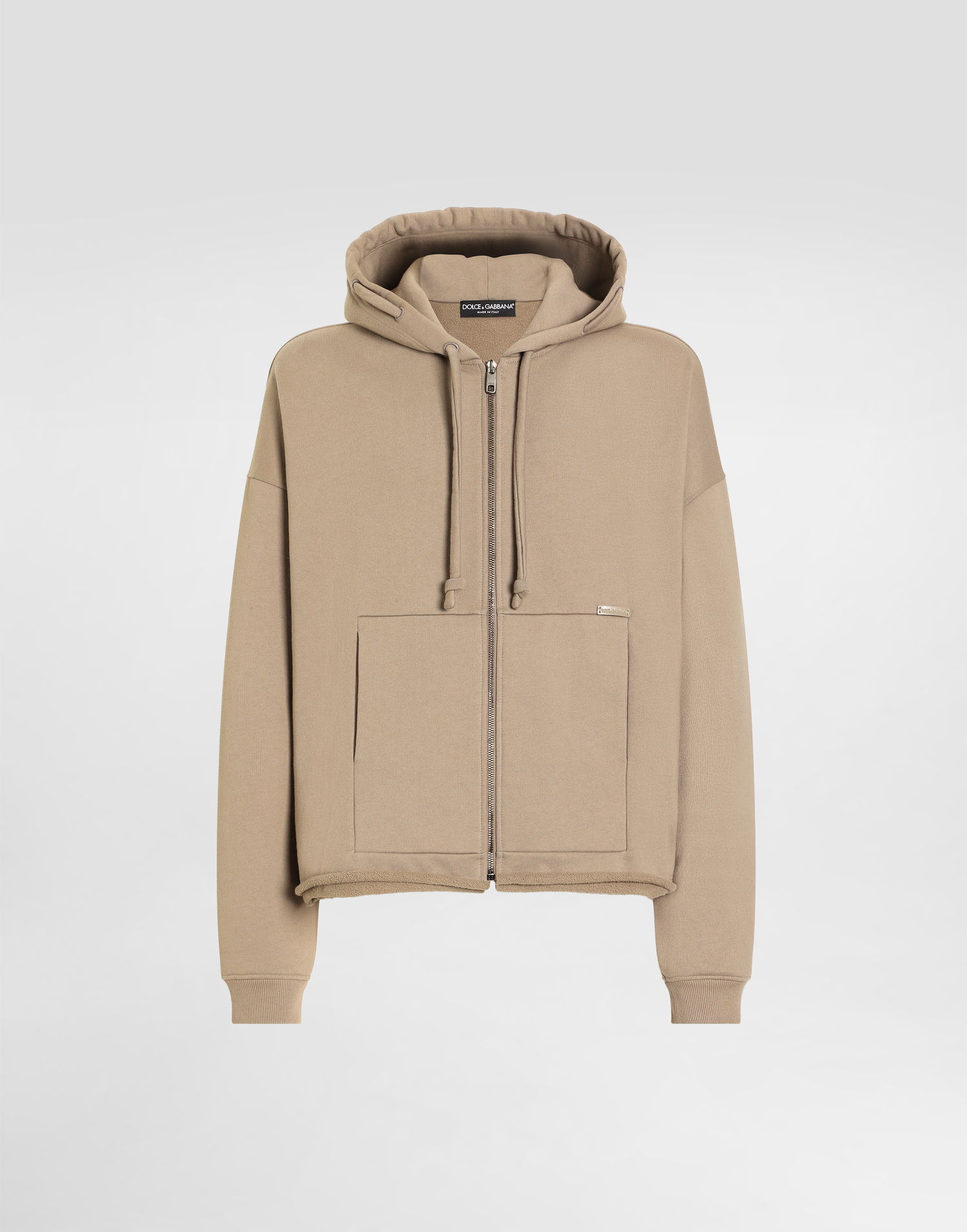 Суитчър Dolce & Gabbana Dolce & Gabbana Zip-Up Hoodie Бежово | G9BVJTG7PLAM0160, 0