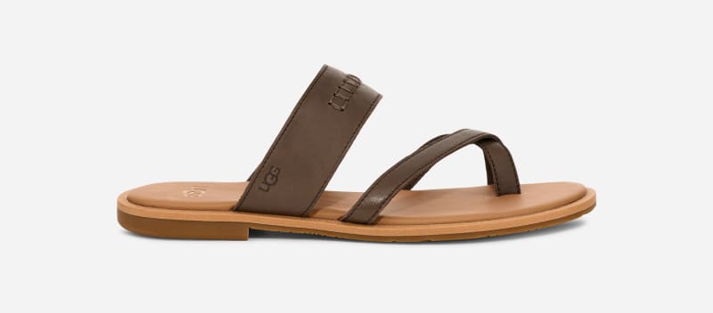 Кецове и обувки UGG Zahara Slide II Sandals Кафяво | 1170550-MLSS