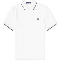 Поло тениска Fred Perry Twin Tipped Polo Tee Бяло | M3600-T42, 1