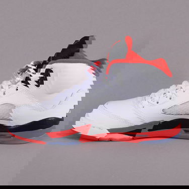 Кецове и обувки Jordan Air Jordan 5 Retro ''Fire Red Black Tongue'' 2013 GS Бяло | 440888 120, 0