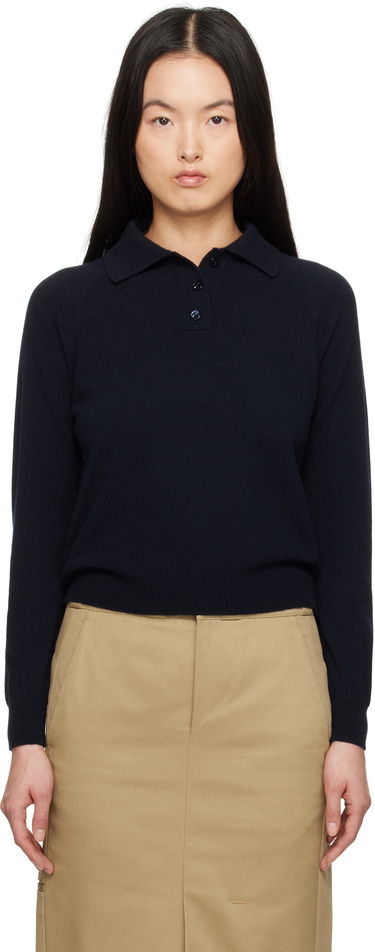 Пуловер Maison Margiela Maison Margiela Wool Polo Shirt Тъмно синьо | S51GL0053 M13090, 0