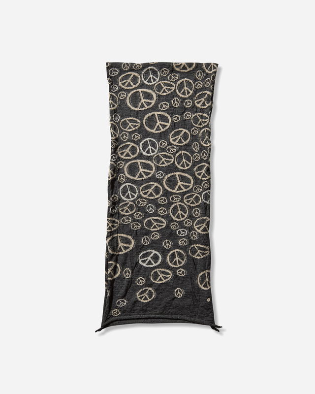 Fulling Wool Peace Mark Happy Scarf