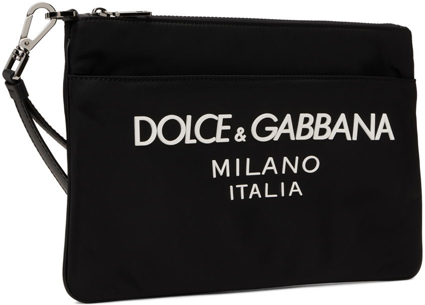 Портфейл Dolce & Gabbana Pouch With Logo Черно | BP3259AG182, 1