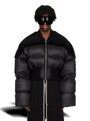 Яке Rick Owens Flight Shearling Down Jacket Черно | RR02C7716 LSHON3