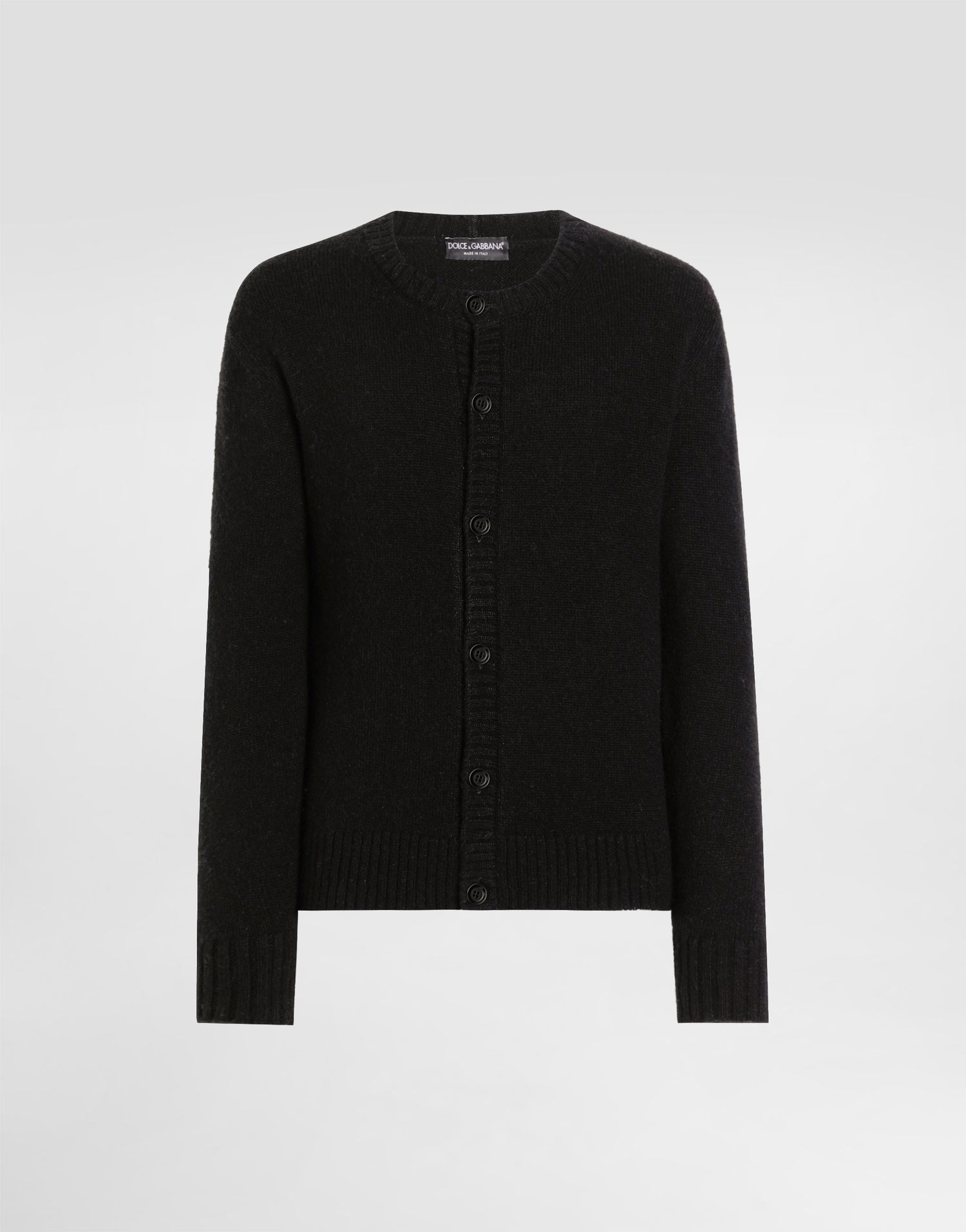 Пуловер Dolce & Gabbana Dolce & Gabbana Wool Blend Button Cardigan Черно | GXV59TJFMILN0021, 0