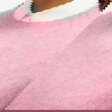 Пуловер YMC Jets Knit Jumper Розово | Q8XMA-Pink, 5