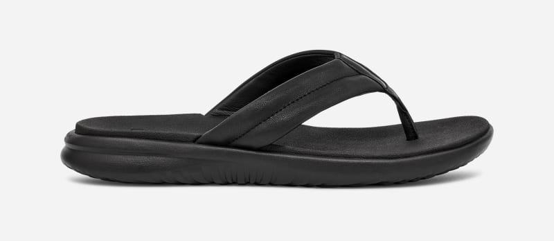 Кецове и обувки UGG Leather Flip-Flops Черно | 1158091-BLK