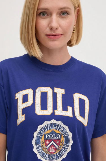 Тениска Polo by Ralph Lauren T-Shirt With Print Синьо | 211941206, 0