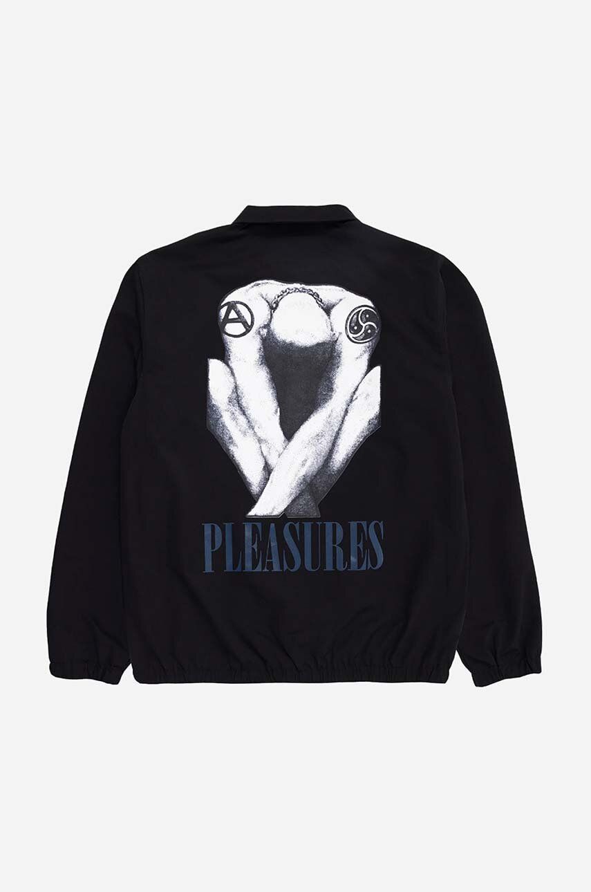 Ветровка Pleasures Coach Jacket Черно | P23SP005, 1