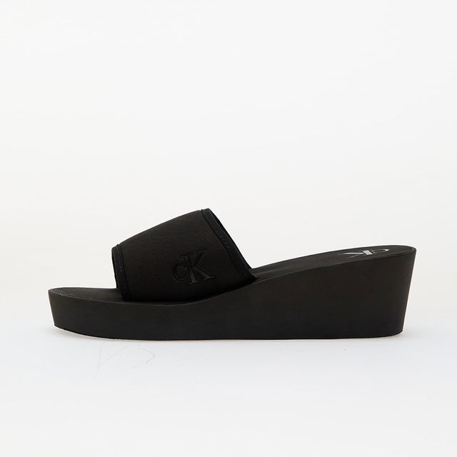 Jeans Beach Wedge Slide Ca Black