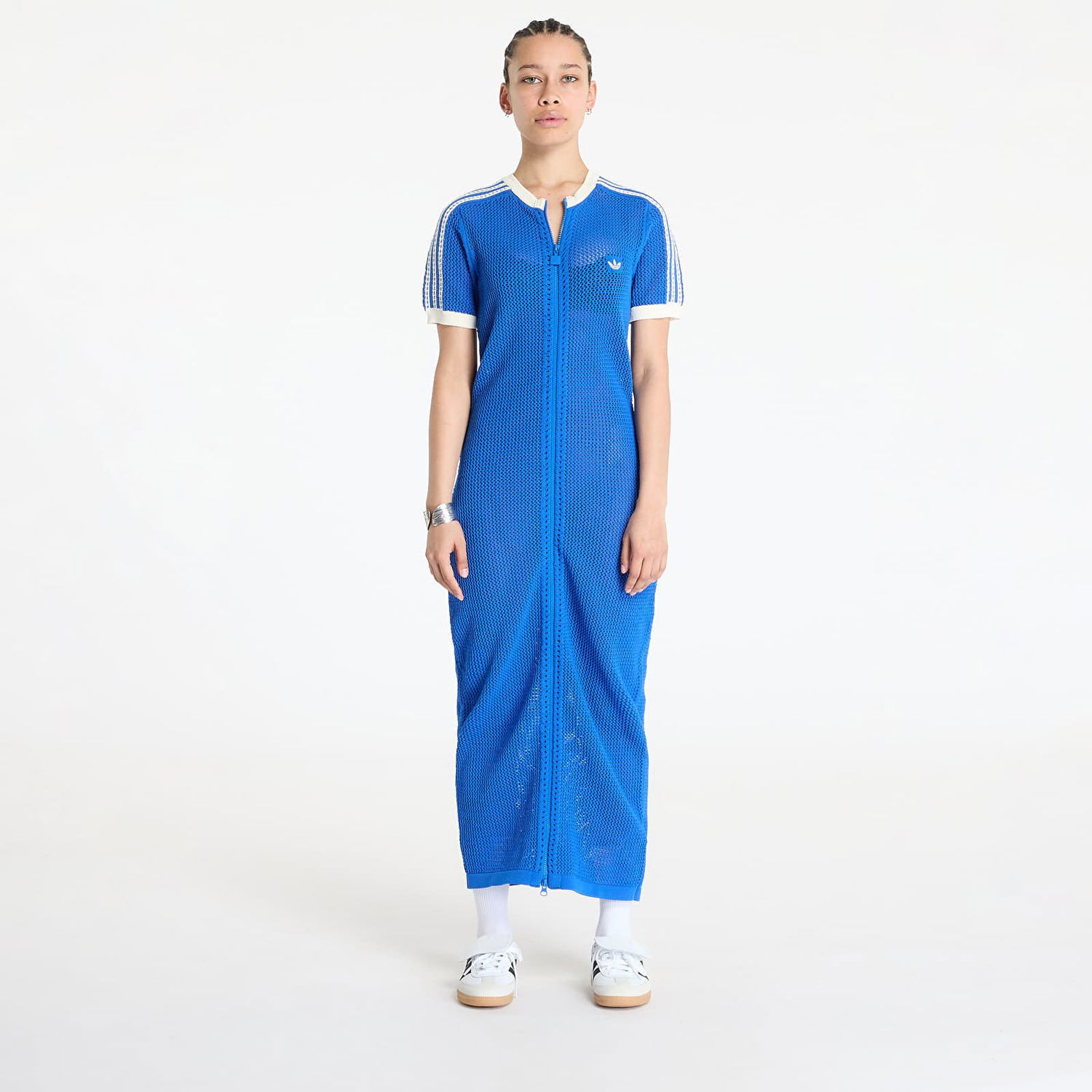 Pокля adidas Originals adidas Originals Premium Crochet Dress Синьо | JN3618, 0