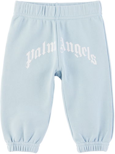Спортни панталони Palm Angels Palm Angels Printed Lounge Pants Синьо | PGXD002S24FLE0013801, 0