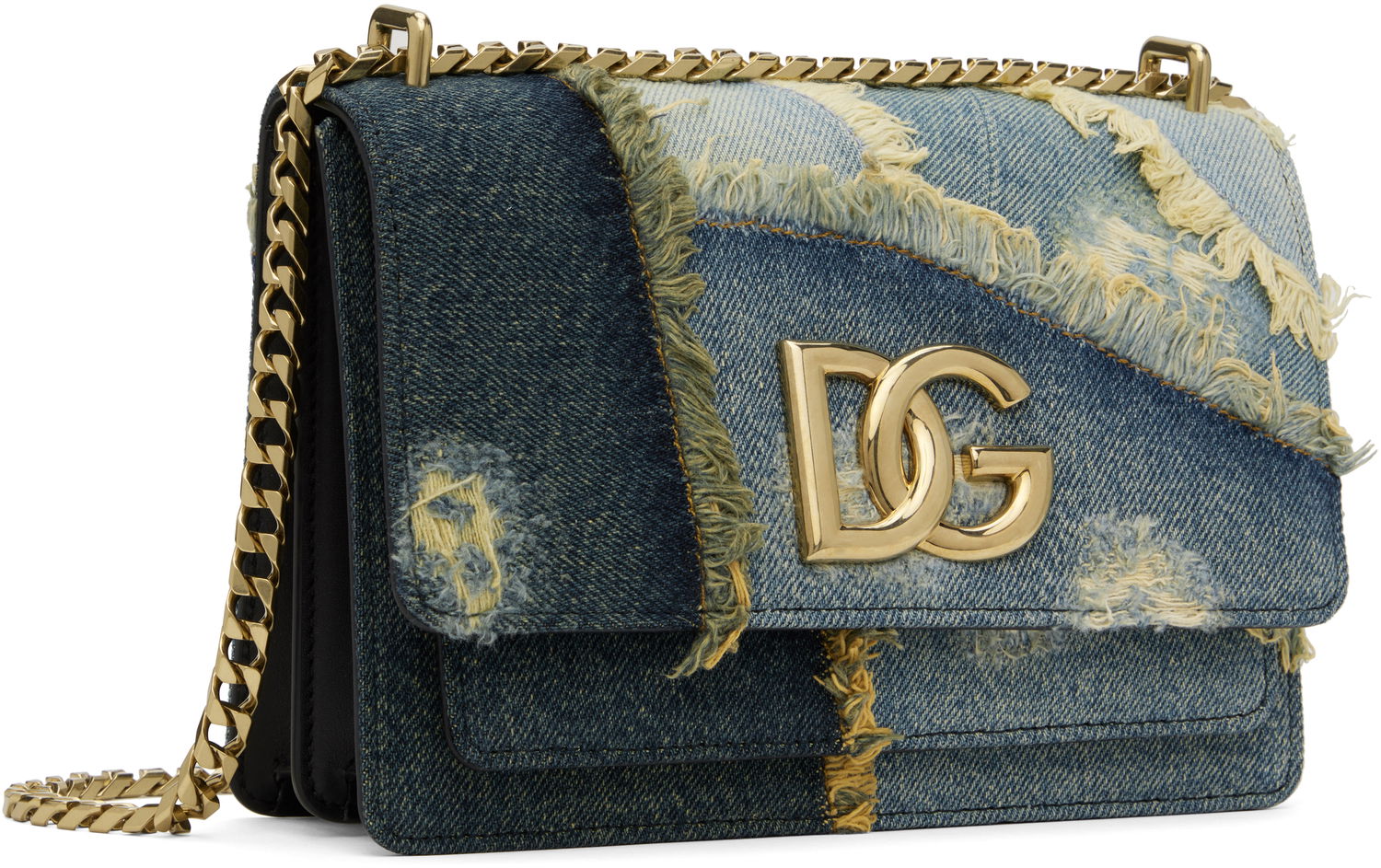 Чанта през рамо Dolce & Gabbana Crossbody Bag With Logo Синьо | BB7599 A9U75, 1