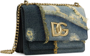 Чанта през рамо Dolce & Gabbana Crossbody Bag With Logo Синьо | BB7599 A9U75, 1
