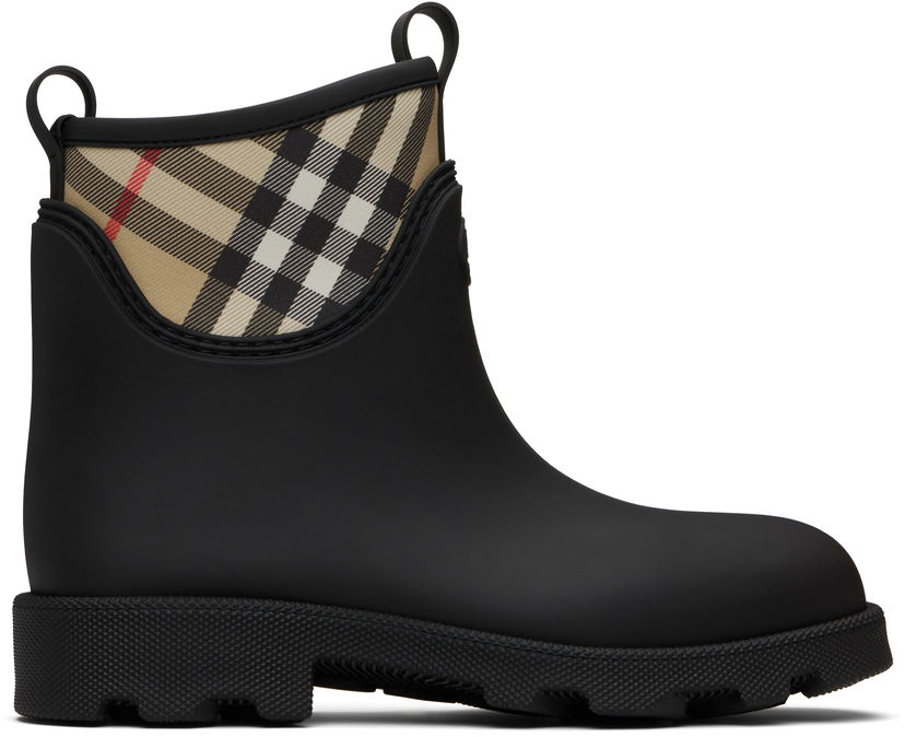 Кецове и обувки Burberry Burberry Marsh Stamp Low Boots Черно | 8111712