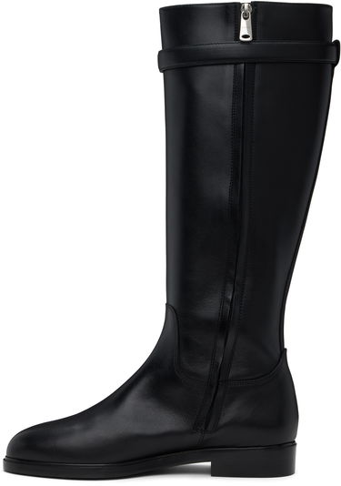 Кецове и обувки Coperni Cavalier Flat Tall Boots Черно | COPSH67857, 2