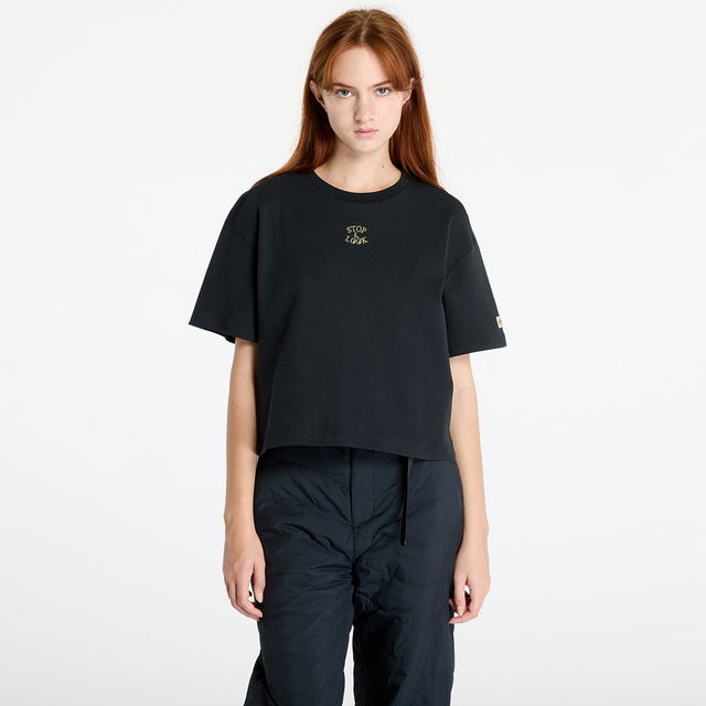 Wallowa™ Cropped Graphic Tee Black