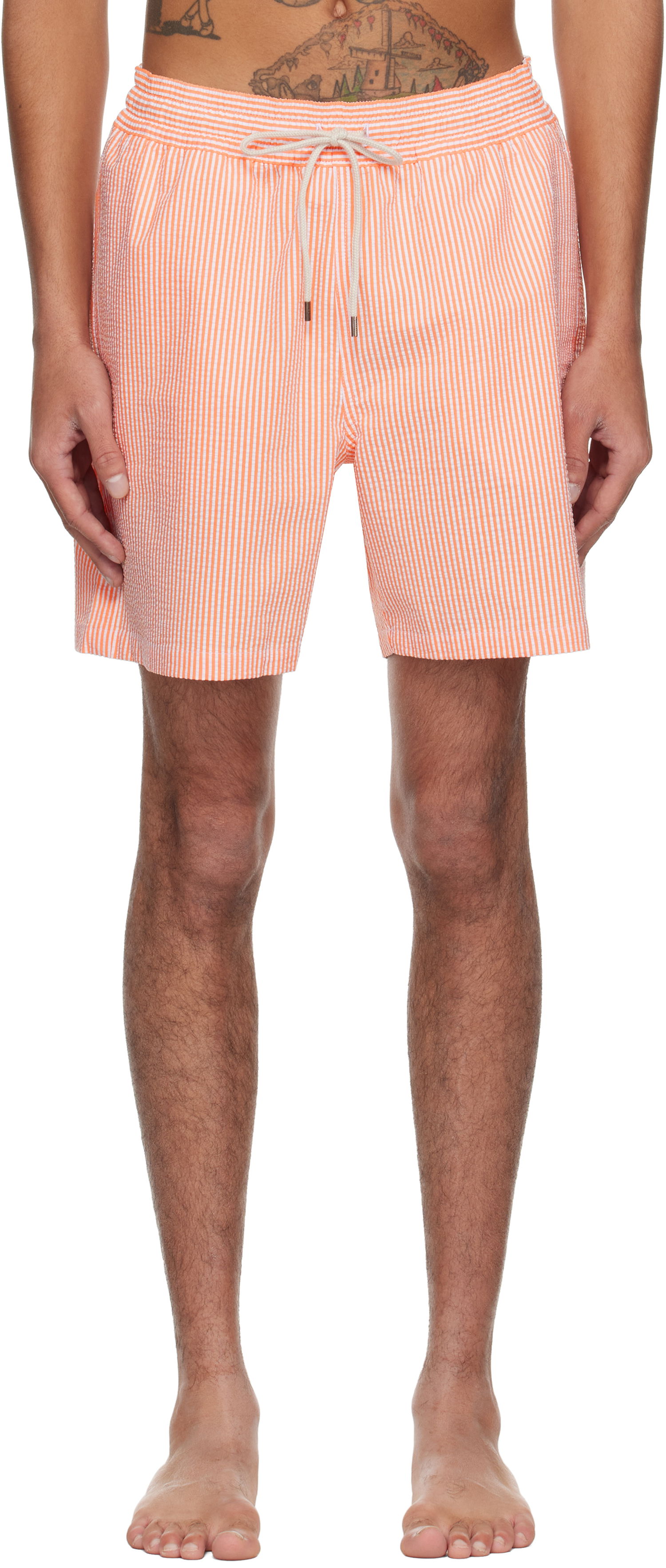 Бански Polo by Ralph Lauren Ralph Lauren Traveler Striped Swim Shorts Оранжево
 | 710957784006, 0