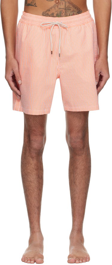 Бански Polo by Ralph Lauren Ralph Lauren Traveler Striped Swim Shorts Оранжево
 | 710957784006, 0