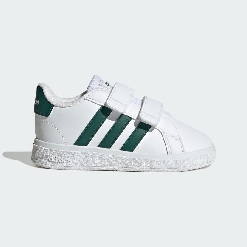 Кецове и обувки adidas Performance Grand Court Lifestyle Hook and Loop Бяло | IG2560