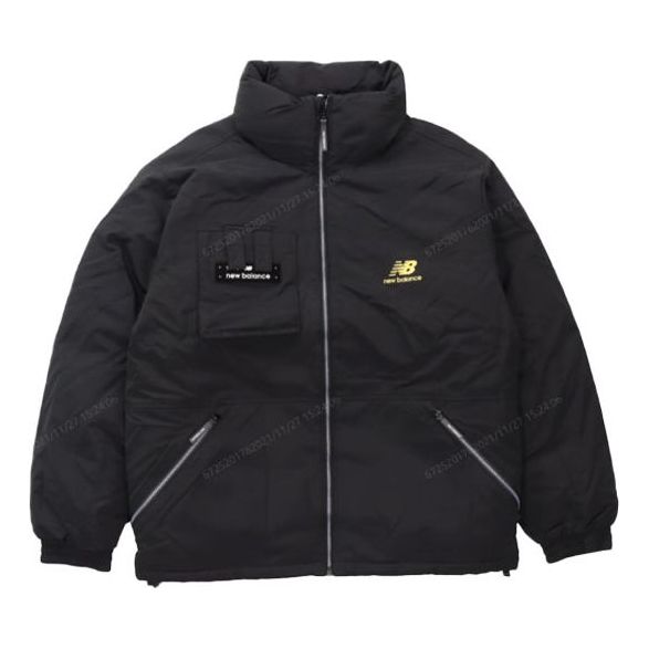 Пухо яке New Balance Print Puffer Jacket Черно | AMJ14308-BK, 0