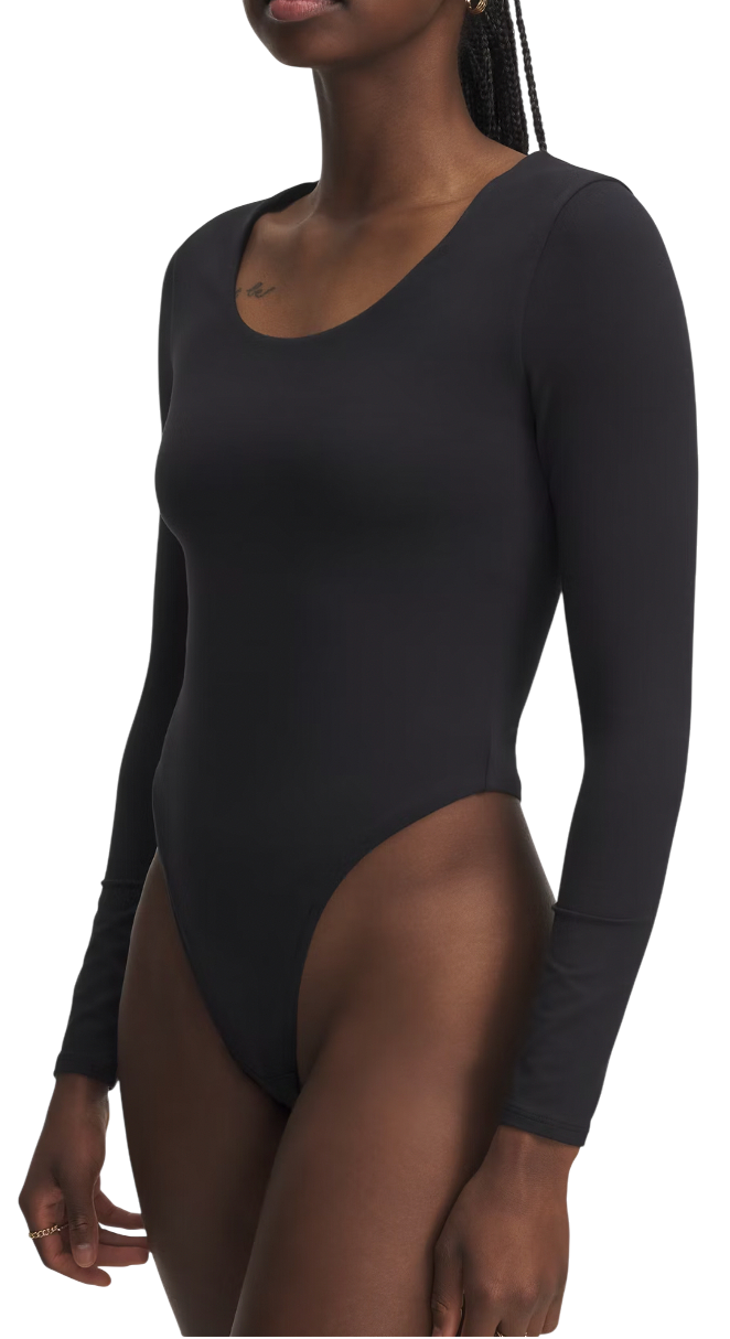 боди Under Armour Sleek Long-Sleeve Scoop Neck Bodysuit Motion Черно | 6005918-003
