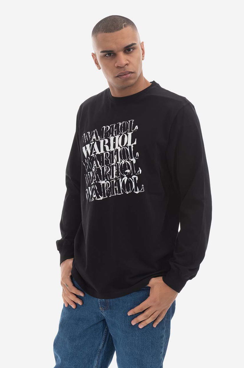 Тениска Maharishi Airborne L/S T-shirt Черно | 9923.BLACK