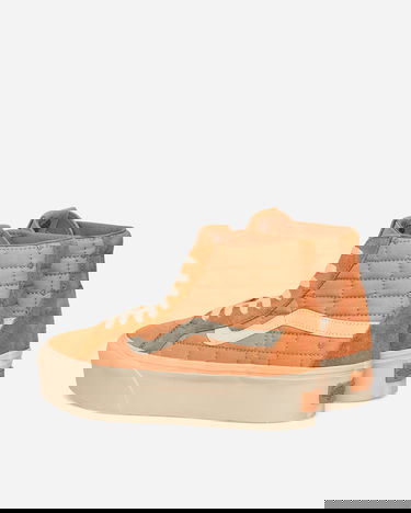 Кецове и обувки Vans Joe Freshgoods x Sk8-Hi Reissue Platform VLT LX "Caramel" Кафяво | VN0007PWCAM1, 4