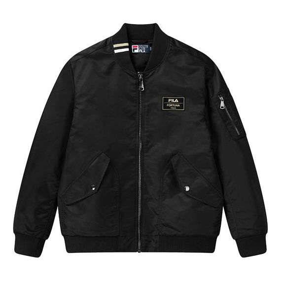 Яке бомбър FILA Woven Baseball Jacket Черно | F11M118751F-BK, 0