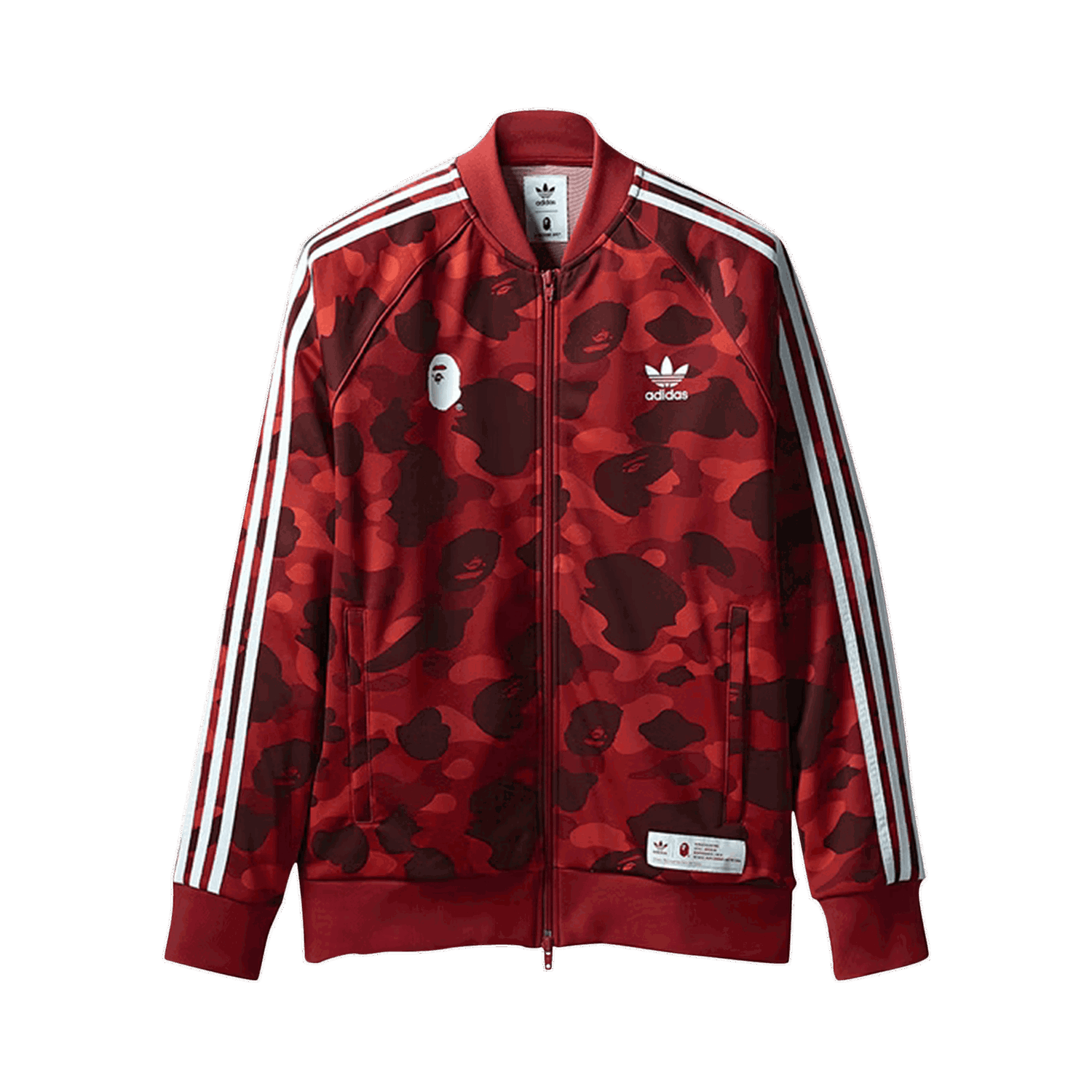 Ветровка adidas Originals BAPE adicolor Track Top Червено | DP0184, 0