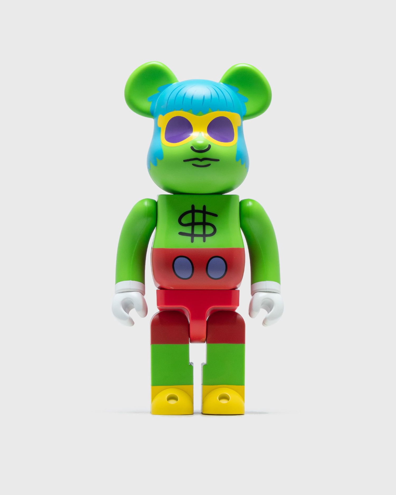 Колекционерско Medicom Toy KEITH HARING ANDY MOUSE 1000% BE@RBRICK Figure Зелено | MED0672, 0