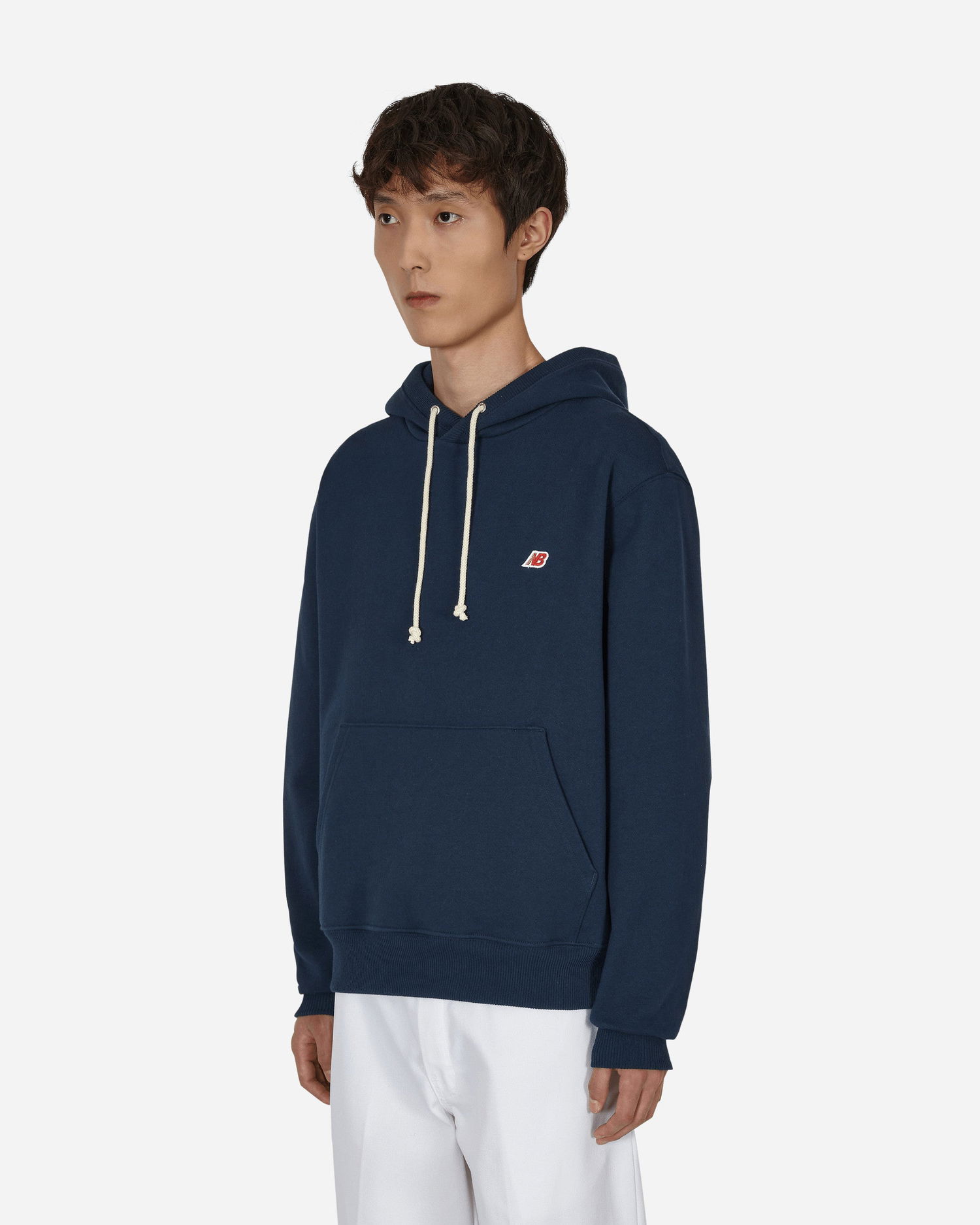 Суитчър New Balance MADE in USA Core Hooded Sweatshirt Тъмно синьо | MT21540, 1
