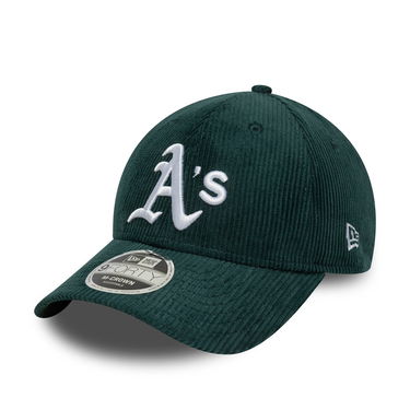 Шапка с козирка New Era Oakland Athletics Corduroy 9FORTY M-CROWN Adjustable Baseball Cap Зелено | 60691061, 4