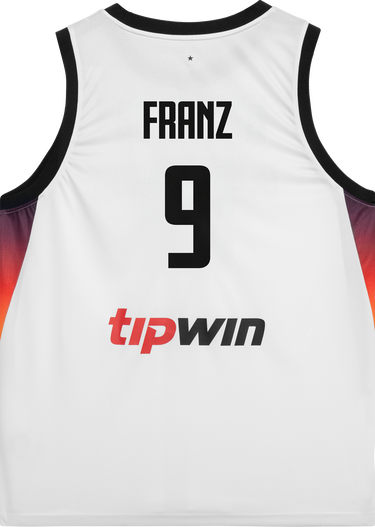 Фланелка Peak Deutschland DBB Franz Wagner Basketball Jersey 2025 Бяло | 25061fw-white, 1