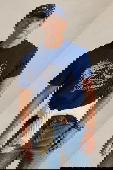 Тениска Polo by Ralph Lauren Polo Ralph Lauren Polynesia Resort Graphic T-Shirt Синьо | 710958249, 0