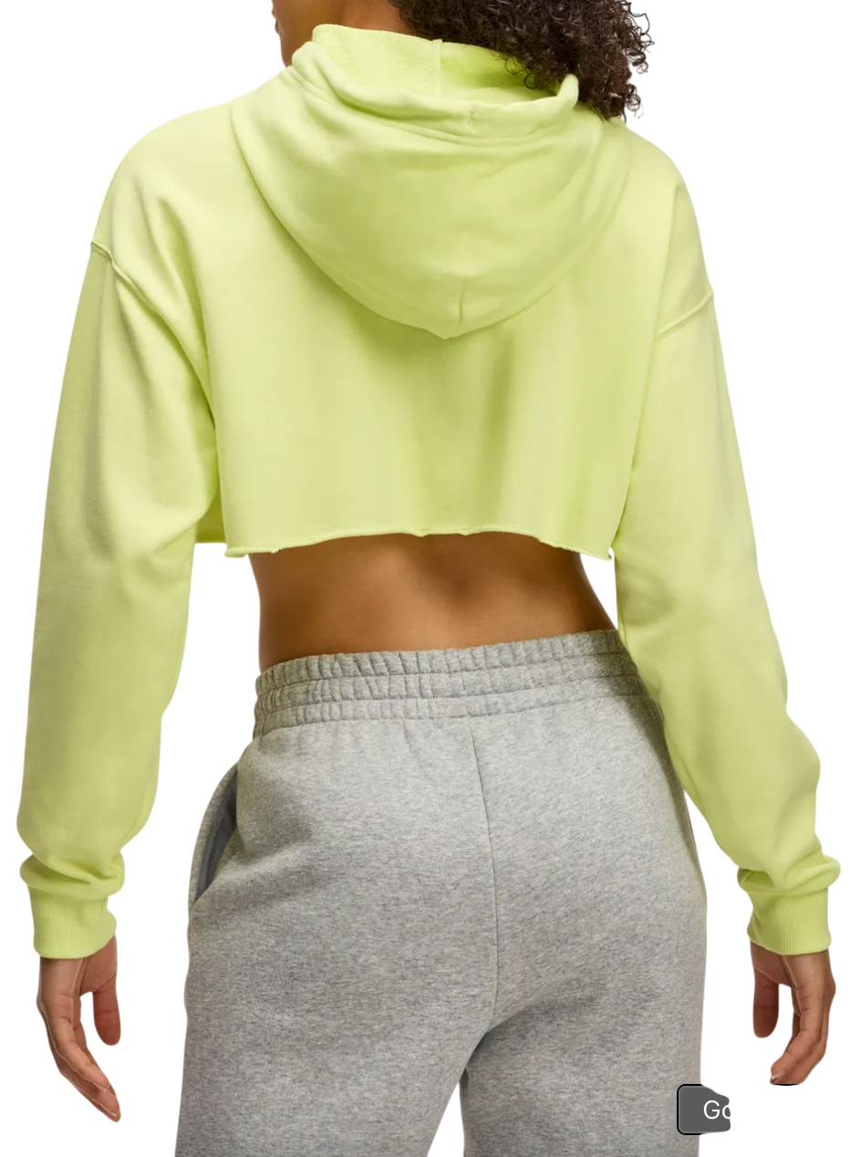 Суитчър Under Armour Under Armour UA Icon Terry Crop Hoodie Жълто | 1389640-727, 1