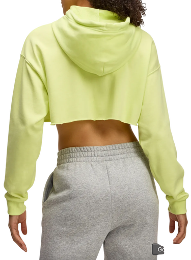 Суитчър Under Armour Under Armour UA Icon Terry Crop Hoodie Жълто | 1389640-727, 1