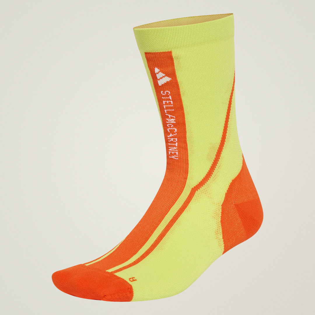 Чорапи adidas Performance adidas by Stella McCartney Crew Socks Жълто | JZ5518, 0