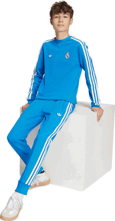 Суитчър adidas Originals Real Madrid Icon Crew Sweatshirt Синьо | jy1084, 5
