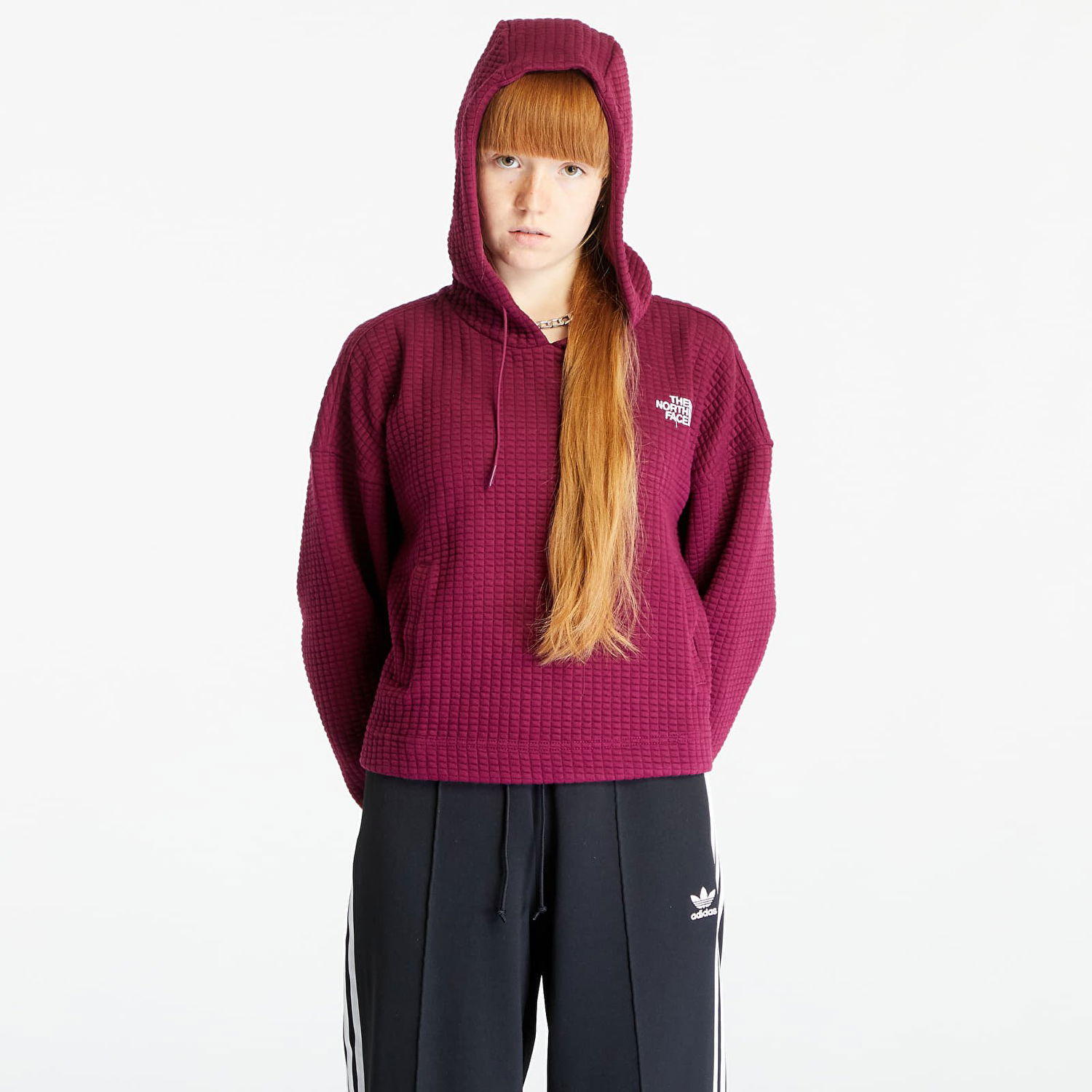 Суитчър The North Face Mhysa Hoodie Boysenberry Червено | NF0A853WI0H1, 0