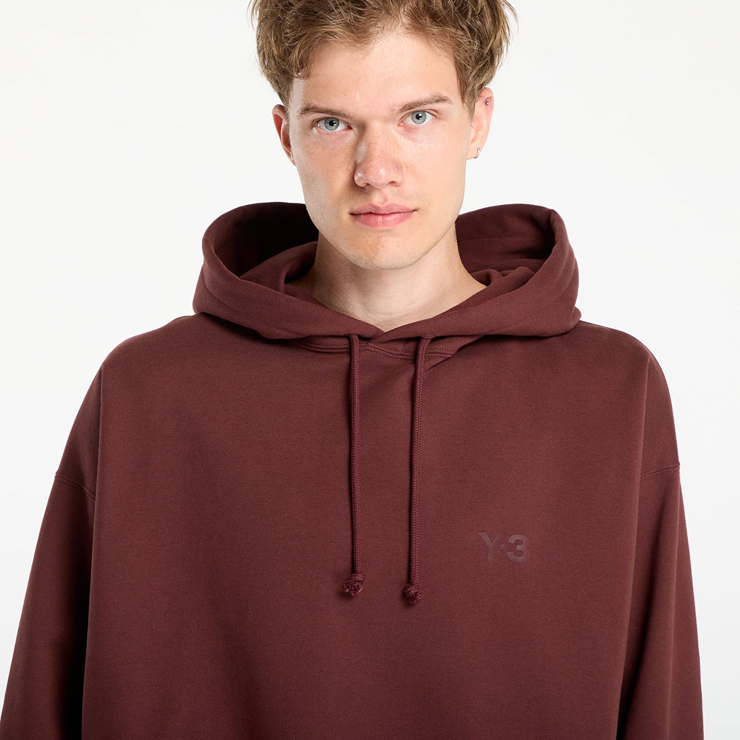 Суитчър Y-3 Fl Hoodie UNISEX Mystery Brown L Кафяво | KA3111, 1