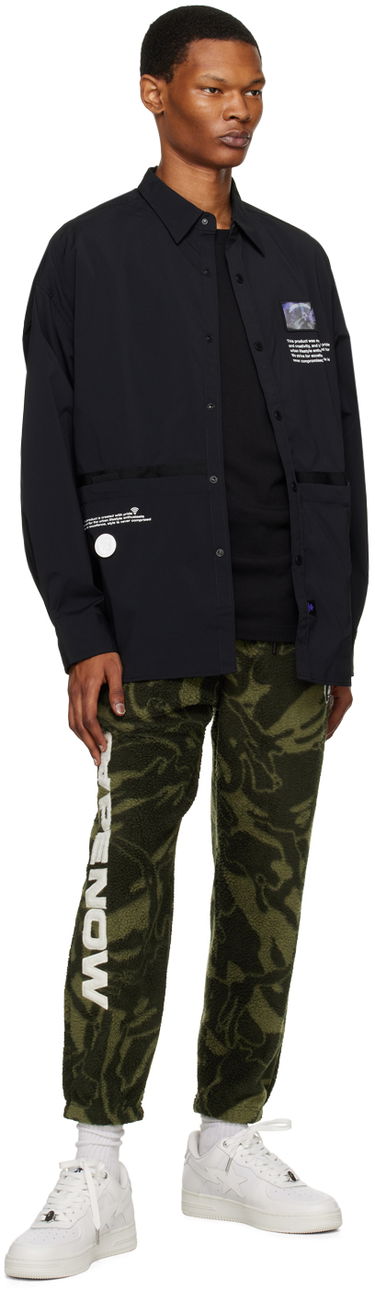 Риза AAPE by A Bathing Ape AAPE by A Bathing Ape Holographic Patch Shirt Черно | AAPSTM8441XXKBKX, 3