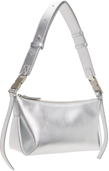 Чанта през рамо OSOI Metallic Leather Shoulder Bag Металик | 24SB030-092-05, 1
