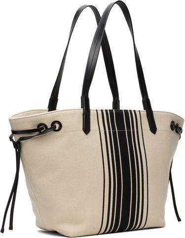 Голяма пазарска чанта Tom Ford TOM FORD Large Striped Tote Бежово | L1876-TCN056G, 2