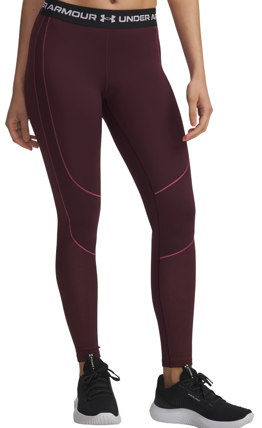 Клинове Under Armour ColdGear Textured Leggings Бургунди | 6003997-600, 0