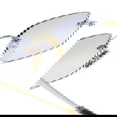 Слънчеви очила Miu Miu Rimless Rectangular Gradient Sunglasses Металик | 0MU-B50S-52-ZVN80O, 4