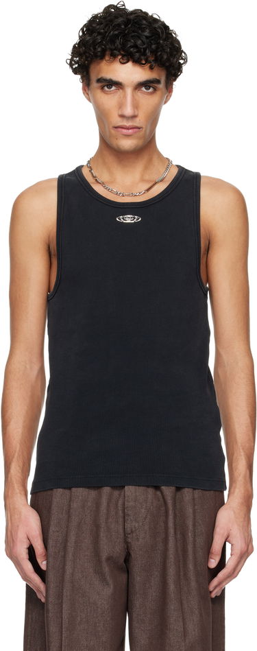 Потник Casablanca Faded Ribbed Tank Top Черно | M-SP26-JTS-057-01, 0